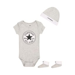 CONVERSE Set gri amestecat / negru / alb