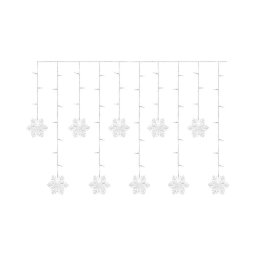 Perdea luminoasă LED de Crăciun 60xLED/1,35W 635x50 cm alb rece