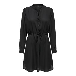 ONLY Rochie Onlcory Life L/S V-Neck Tunic 15200543 C-N10 black