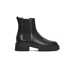 CALVIN KLEIN Ghete Chunky Chelsea Boot Lth YW0YW02072 BEH black