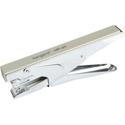 Capsator tip cleste Kangaro HP-45, 24/6, 30 coli, metalic, argintiu cu baza gri