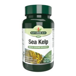 NaturesAid Kelp (Iod Natural) 180 tablete