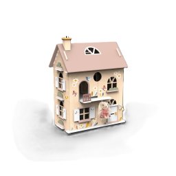 Casa de papusi din lemn cu accesorii, Speedy Monkey