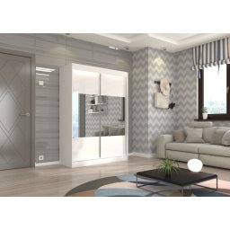 Dulap cu usi glisante si oglinda Tamos, ADRK Furniture
