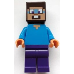 Lego Minifigurină Minecraft min160 - Steve (Nougat)