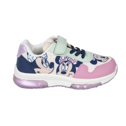 Pantofi sport cu talpa PVC si lumini, Minnie Mouse
