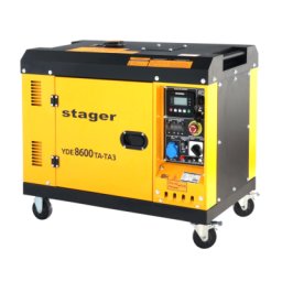 Generator insonorizat 7.5kVA Stager YDE8600TA-TA3 V2, 3000rpm, dual, diesel, pornire electrica