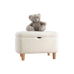 Taburet PIXI, 37 x 61 cm, alb