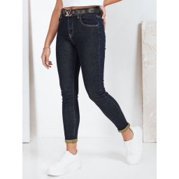 Blugi skinny de damă, granat