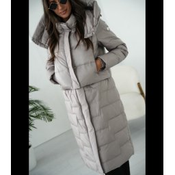 Pri Quilted 2-in-1 Insulated coat Can be worn as a jacket