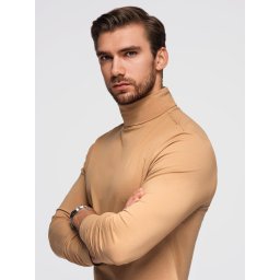 Pulover cu guler înalt pentru bărbați, cu model ombre
