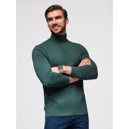 Pulover cu guler înalt pentru bărbați, cu model ombre