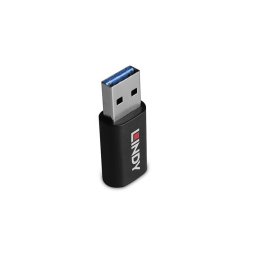 Adaptor USB 2.0-A la USB type C T-M Data Blocker, Lindy L71264