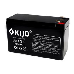 Acumulator AGM 12V 9Ah terminal F2, fără întreținere, KIJO JS12-9