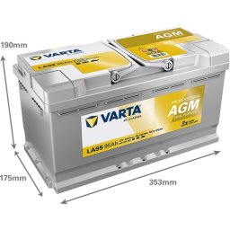 Acumulator Varta Professional Dual Purpose AGM 95Ah LA95