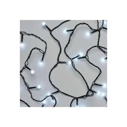Ghirlandă LED de exterior 80 LED/8 funcții, 13 m, alb rece, IP44