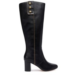 RALPH LAUREN Cizme Kenndi Tl Hl-Tall 802980067001 black/antique gold