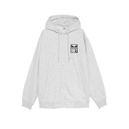 OBEY Futer Eyes Icon Hood Fleece 112843126 HEA heather grey