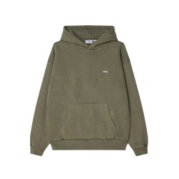 OBEY Futer Hood Fleece 112470194 DLN pigment deep lichen green
