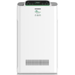Purificator de aer Heinner HPA-318WIFI, CADR 318m³/h, 38 m², Control tactil cu display, Control WIFI, telecomanda, filtru HEPA H11, Generator ioni negativi, Senzor PM 2.5, Verde/Galben/Rosu