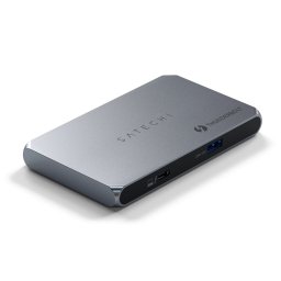 HUB USB Satechi Slim Hub, Thunderbolt 4, 8K 30Hz, Gri