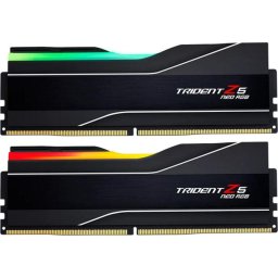 Kit dual memorie RAM G.SKILL Trident Z5 Neo RGB, Capacitate 64GB DDR5 (2x32 GB), Frecventa 6000, CL - 26