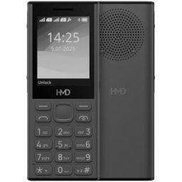Telefon mobil HMD 130 Music Dual Sim, 2.4 inch, 2G, 8MB RAM, 8MB, Gri