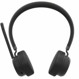 Casti PC, Lenovo 4XD1Q30302, Wireless, Anulare zgomot, Bluetooth 5.3, Negru
