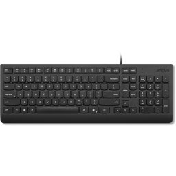 Tastatura Lenovo Essential, cu fir, interfata USB, 103 taste, Negru