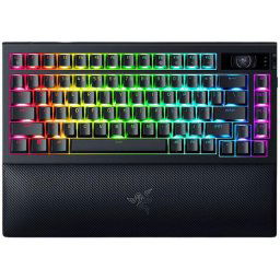 Tastatura Razer BlackWidow V4 Pro 75% ISO, wireless, bluetooth, cu fir, switch Razer™ Mechanical Switches Gen-3 (Tactile), iluminare Razer Chroma™ RGB, Negru