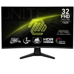 Monitor Gaming Curbat LED VA MSI MAG 32C6 31.5", Full HD (1920x1080), 180Hz, 1ms, Adaptive-Sync, 1500R, 2x HDMI, Display Port, Jack, Negru