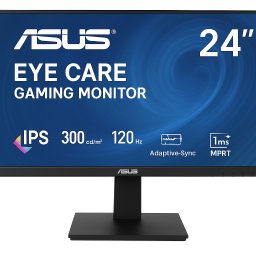 Monitor Gaming Eye Care, Asus VA249HG, 24inch, IPS, Full HD sRGB 300cd/m2, 120Hz, Adaptive-Sync, 1ms MPRT, HDMI VGA, Negru