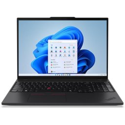 Laptop Lenovo ThinkPad T16 Gen 4, Procesor Intel® Core™ Ultra 7 255U, 16 inch, WUXGA, 64GB DDR5, 1TB SSD, Intel Graphics, Windows 11 Pro, Negru (INT Keyboard)