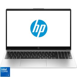 Laptop HP 250R G10, 15.6" Full HD, Procesor Intel® Core™ 5 120U, 16GB DDR4, 512GB SSD, Intel Graphics, Free DOS, Argintiu (INT Keyboard)