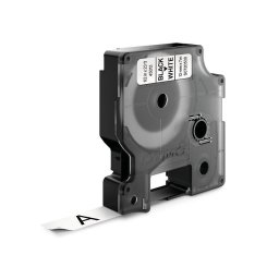 Banda autoadeziva Dymo S0720530 D1 45013 ,12mm x 7m, negru pe alb
