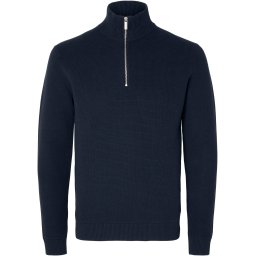 SELECTED Pulover 'SLHDane' albastru închis