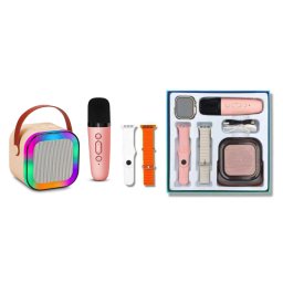 Set boxa bluetooth cu microfon karaoke si ceas smartwatch ZT 005