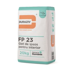 Glet De Ipsos Pentru Interior, Duraziv Fp 23, 20Kg / Palet 48 Saci