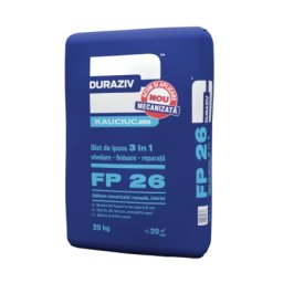 Glet De Ipsos, 3 In 1, Nivelare, Finisare, Reparatii, Duraziv Fp 26, 20Kg / Palet 48 Saci