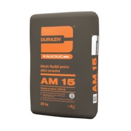 Adeziv Flexibil Cu Kauciuc® Pentru Placari Ceramice, Duraziv Am 15, 20Kg / Palet 48 Saci