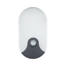 Aplica de exterior LED cu senzor de mișcare, 18W/230V, IP44, antracit