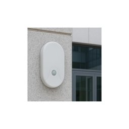 Aplica LED de exterior cu senzor de mișcare, 18W/230V, IP44, alb