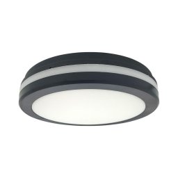 Plafonieră LED cu senzor de mișcare LED/20W/230V 3000/4000/6500K IP54 antracit