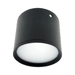 Spot LED 5W, 230V, 3000/4000/6400K, Ø 7,5 cm, negru