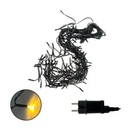Ghirlandă de Crăciun pentru exterior cu 200 LED/230V, 7,6 m, IP44, negru