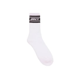 OBEY Șosete Cooper Ii Socks 100260093 WHBK white / black
