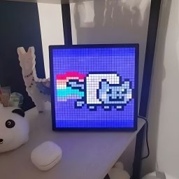 Rama Foto Digitala Pixel Art Display LED RGB cu aplicatie smart