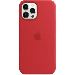 Husa Apple iPhone 12 Pro Max Silicone Case with MagSafe - (PRODUCT)RED