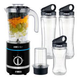Blender Sport Mix & Fit, Noveen 500W, SB2000 X-LINE Negru 800 ml