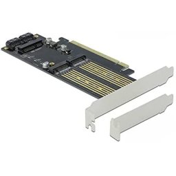 DeLOCK PCIe x16 card> 2x M.2KeyB + 1xmSATA